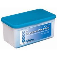 Pre-Moistened Wet Disposable Washcloths With Standard Tub, 9 X 13 Inches By Dyanarex - 46 Ea